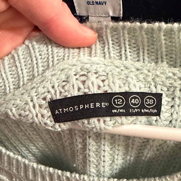 Women's Mint Green Sweater tunic - Picture 4 of 4